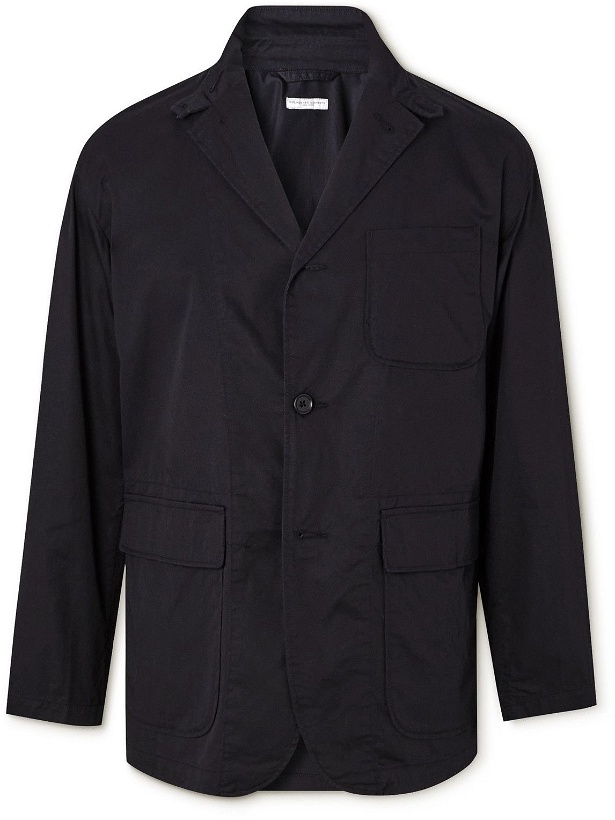 Photo: Engineered Garments - Unstructured Cotton-Twill Blazer - Black