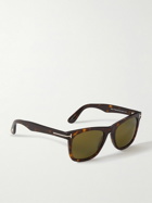 TOM FORD - Kevyn Square-Frame Tortoiseshell Acetate Sunglasses