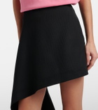 Loewe Draped wool miniskirt