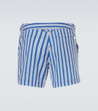 Tom Ford Striped poplin swim trunks