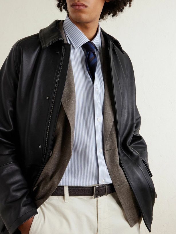 Photo: Dunhill - 3cm Full-Grain Leather Belt