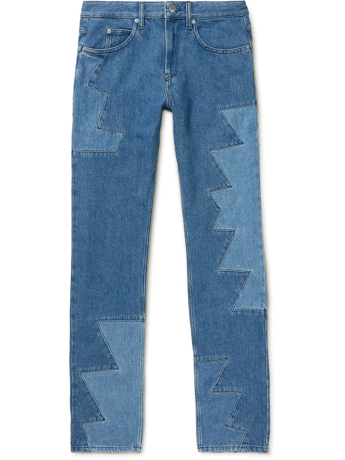 Men's Jeilan Patchwork Jeans In