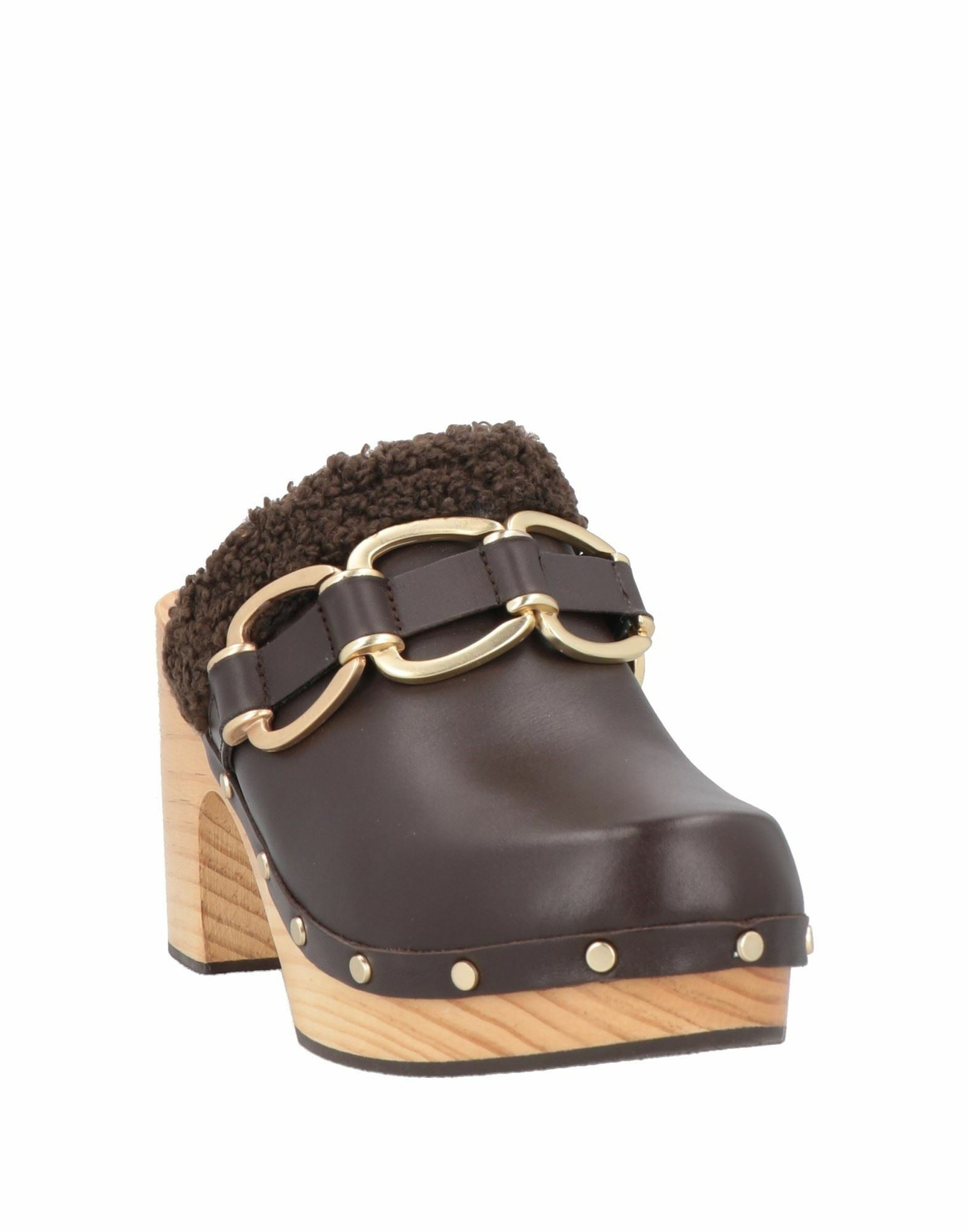 Maje Womens Mules & Clogs Chocolate in Brown