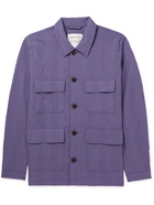 A Kind Of Guise - Levante Stretch-Cotton Seersucker Jacket - Purple