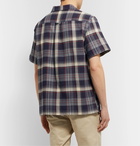 De Bonne Facture - Checked Cotton Shirt - Blue