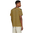 Polo Ralph Lauren Yellow and Navy Striped Classic Fit T-Shirt