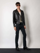 Saint Laurent Black Jacket Mens Leather Jacket