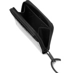 Maison Margiela - Printed Leather Zip-Around Wallet - Men - Black