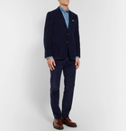 Canali - Midnight-Blue Kei Slim-Fit Cotton-Corduroy Suit Jacket - Men - Navy