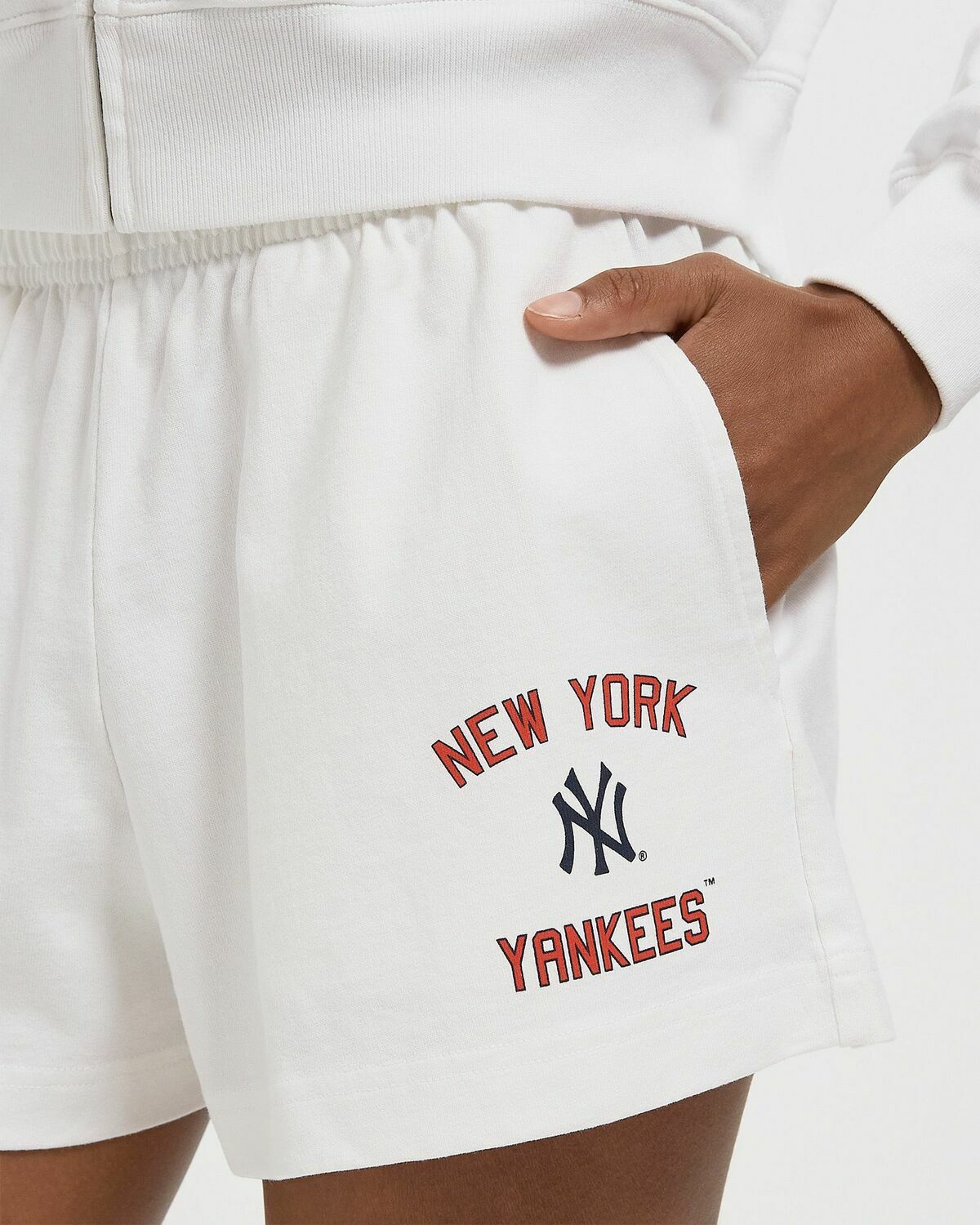 Sporty & Rich Homerun Disco Short White Womens Casual Short