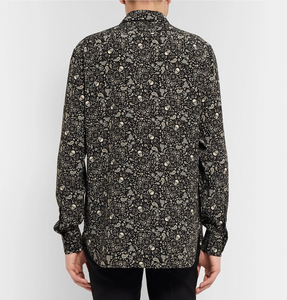 Saint laurent 2024 paisley shirt