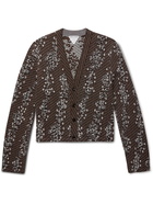 BOTTEGA VENETA - Slim-Fit Bouclé Cardigan - Brown