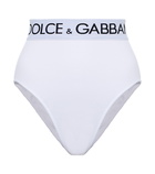 Dolce&Gabbana High-rise cotton-blend briefs