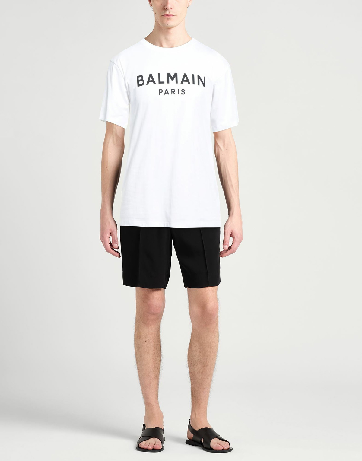 Balmain Mens T-shirt in White