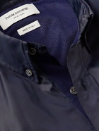 Thom Browne - Button-Down Collar Ripstop Shirt - Blue