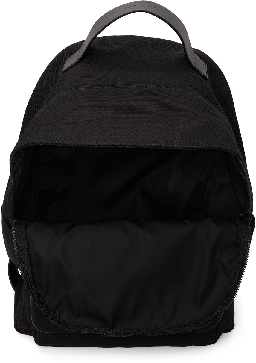 Fear of God Black Nylon Canvas Backpack Fear Of God Fear of God Black Nylon Canvas Backpack Fear Of God