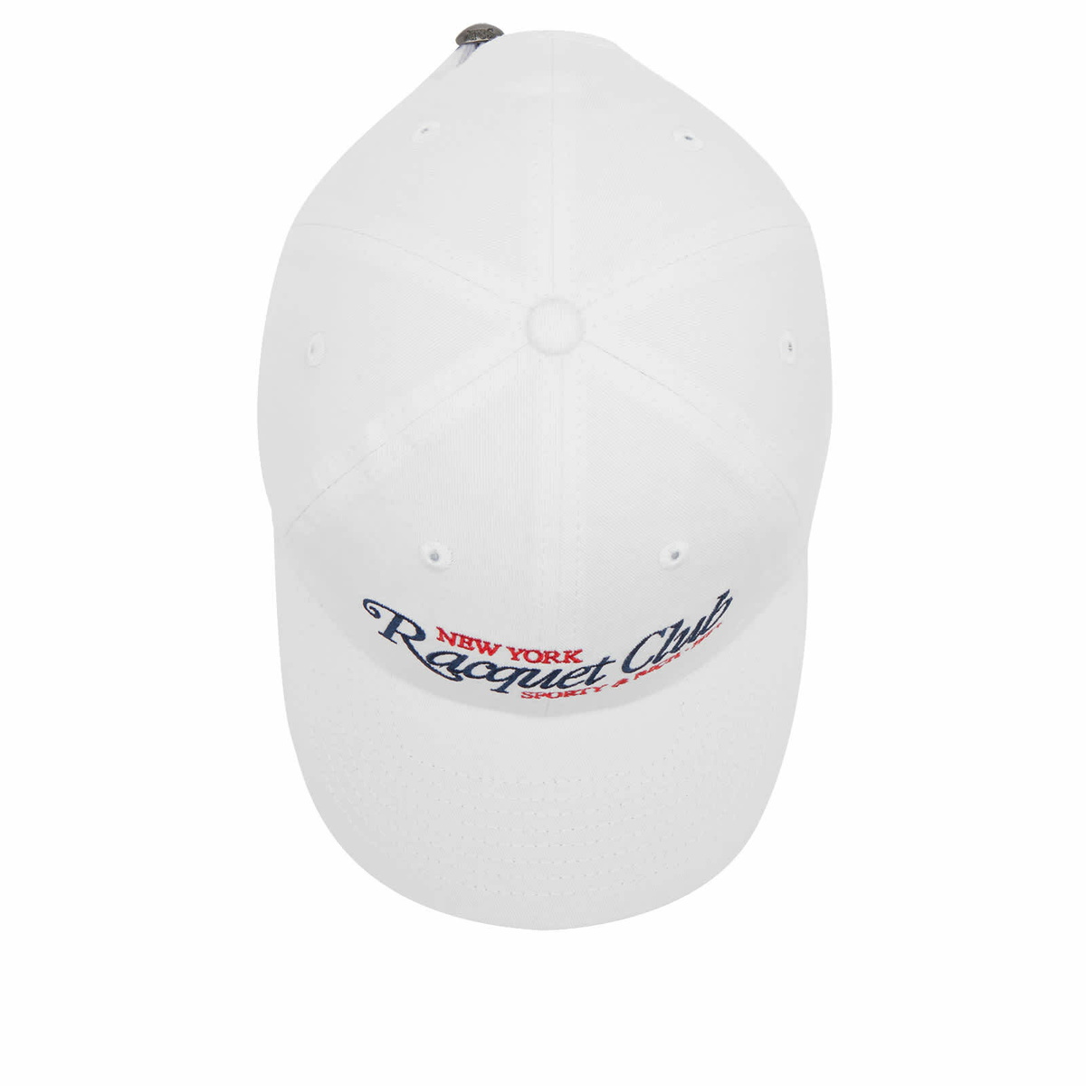 Sporty & Rich Men's 94 Racquet Club Embroidered Cap in White