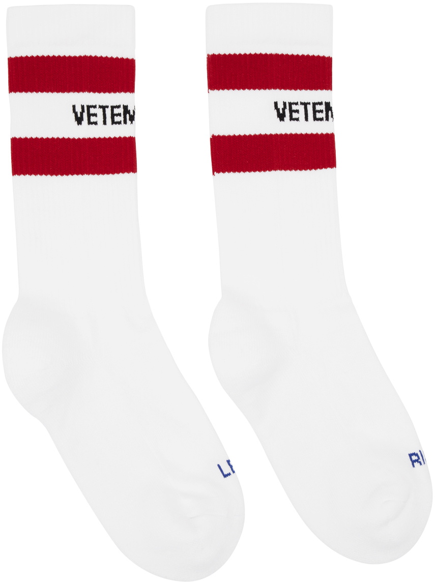 VETEMENTS White Iconic Socks Vetements