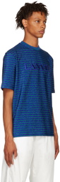 Lanvin Blue Viscose T-Shirt