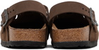 Birkenstock Brown Narrow Tokio Slip-on Loafers