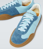 Acne Studios Bars M suede-trimmed sneakers