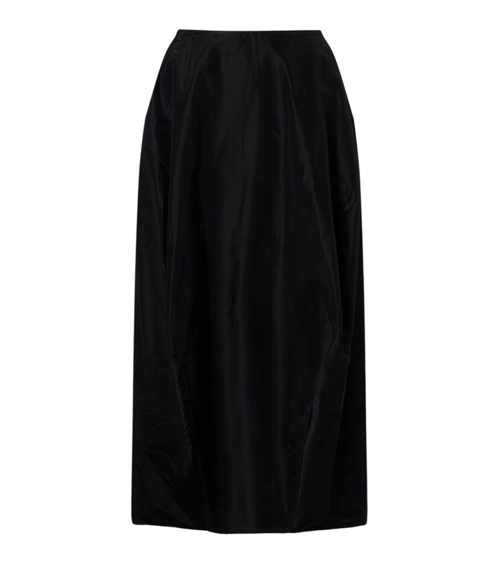 Photo: The Row Galyra cotton and silk satin midi skirt