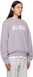 Sporty & Rich Purple 'Wellness' Sweatshirt