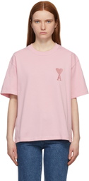 AMI Paris Pink Ami de Cœur T-Shirt