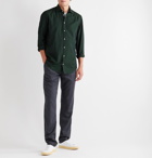 Massimo Alba - Slim-Fit Cotton-Twill Shirt - Green