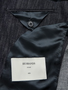 Husbands - Slub Cotton and Hemp-Blend Twill Blazer - Blue