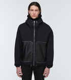 Bottega Veneta - Packable leather-trimmed jacket