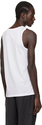 ZEGNA White Scoop Tank Top