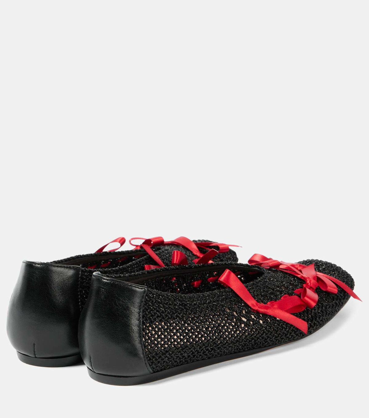 【Simone Rocha】 Bow-detail crochetバレエフラット Simone Rocha Bow-detail crochet ballet flats Simone Rocha
