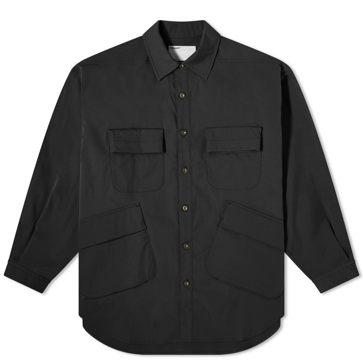 Photo: Poliquant Men's Deformed Fatigue Solotex® Shirt Jacket in Black