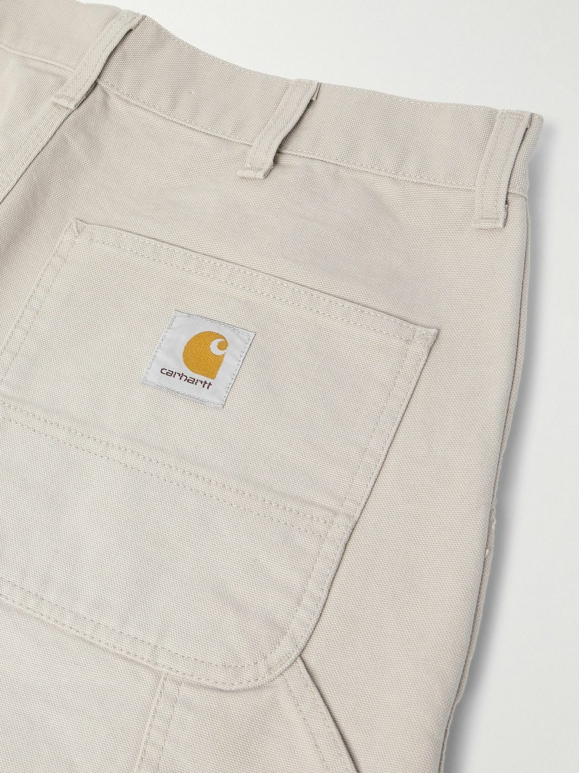 Carhartt WIP - Single Knee Straight-Leg Cotton-Canvas Trousers - Neutrals