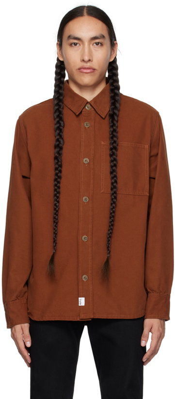 Photo: A.P.C. Red Graham Shirt