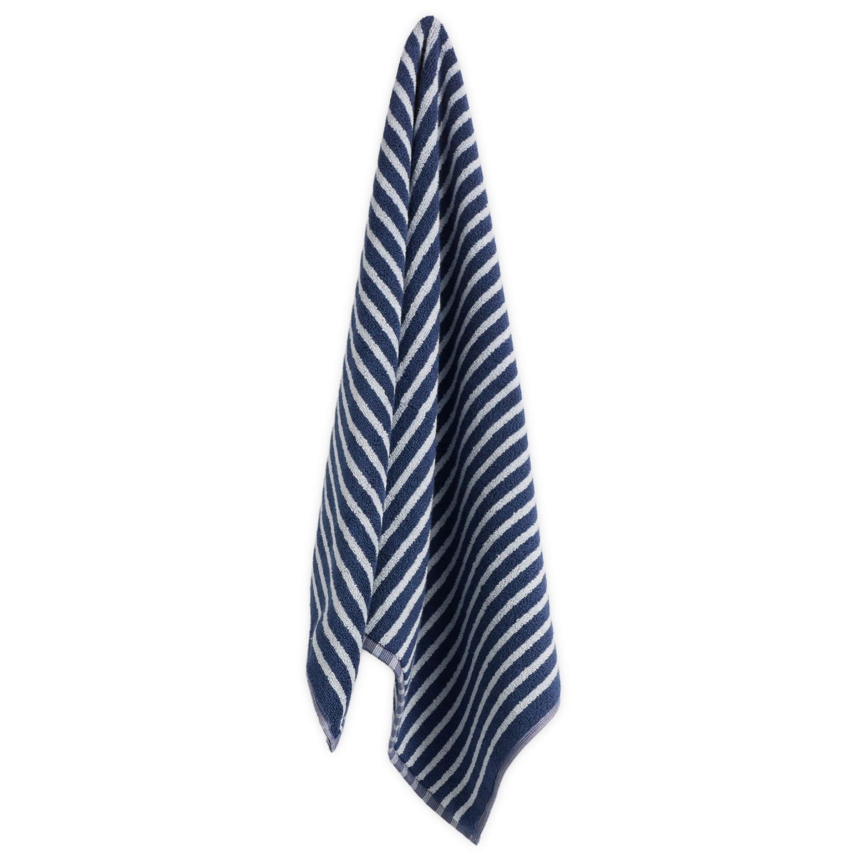 Tekla Fabrics Organic Terry Hand Towel in River Stripes 