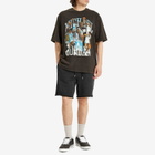 Air Jordan Rare Air Pullover Fleece Short in Black/Chile Red