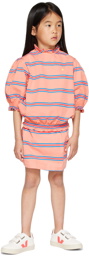 Bonmot Organic Kids Pink Striped Skirt