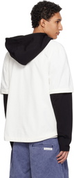 JACQUEMUS Off-White & Black 'The Letro long-sleeve' Hoodie