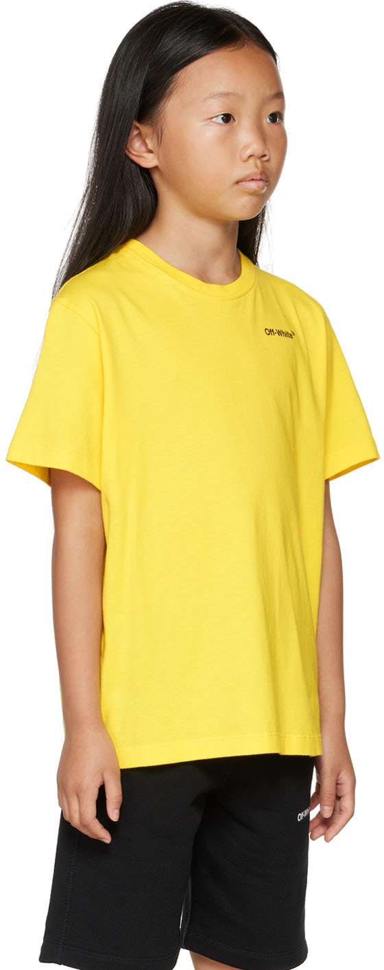 Off-White Kids Yellow Monster Arrow T-Shirt Off-White