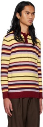 Lukhanyo Mdingi Multicolor Striped Polo
