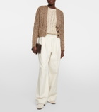 Brunello Cucinelli Cable-knit embellished sweater