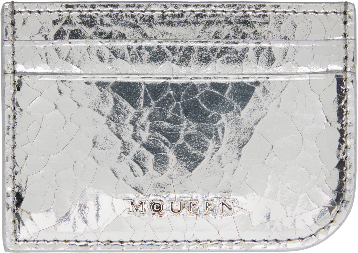 ALEXANDER MCQUEEN ロゴ ウォレット カードケース 黒 財布 alexander mcqueen(アレキサンダーマックイーン) 財布・雑貨