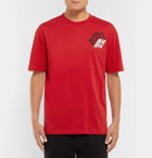 McQ Alexander McQueen - Printed Stretch-Cotton Jersey T-Shirt - Men - Red