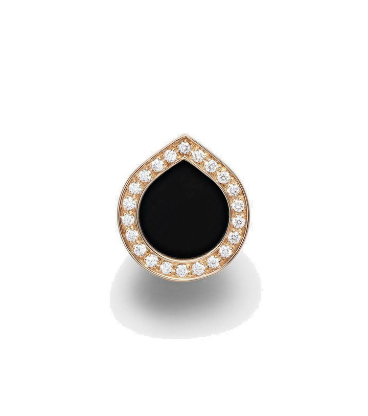 Photo: Repossi Antifer 18kt rose gold single earring with onyx and diamonds