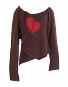 Marco Rambaldi Womens Sweater Chocolate in Brown