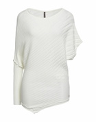 Manila Grace Womens Sweater in Off white