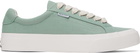PS by Paul Smith Green Canvas Amos Sneakers
