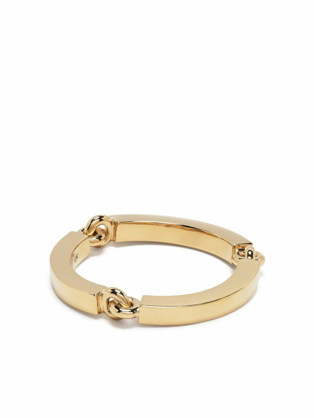 Photo: MAOR 18K Yellow Gold Caleum Link Band Ring